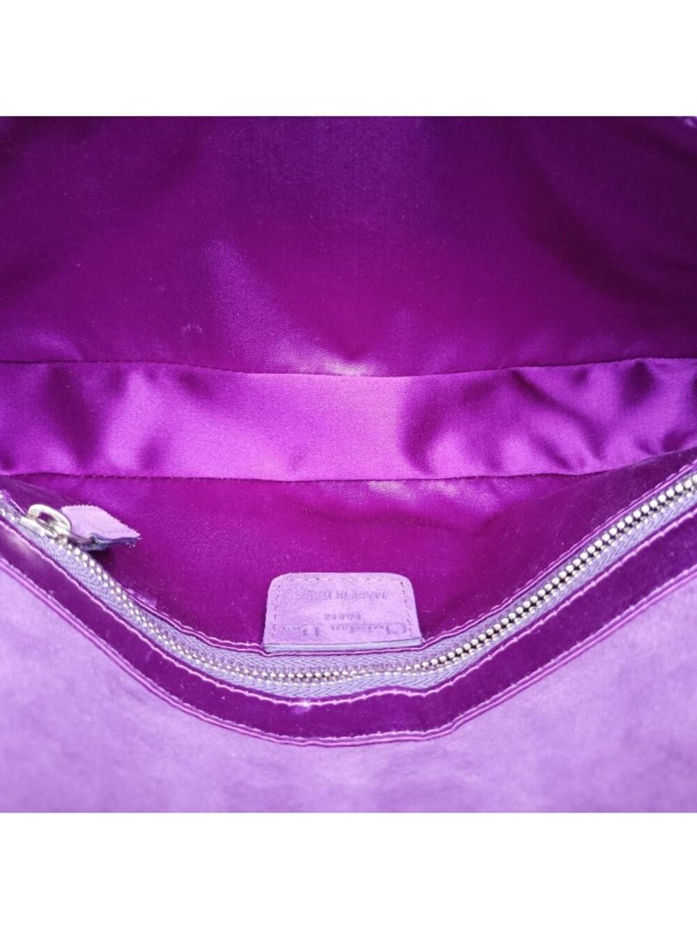 ★SOLD★ Dior Gaucho Purple Beige String Messenger - Picture 9 of 15